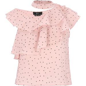 faina Blouse  navy / rosa