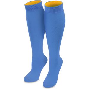 normani Kniekousen  hemelsblauw / abrikoos