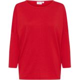 SAINT TROPEZ - Mila - Gebreide Trui - Bloedrood