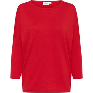 SAINT TROPEZ - Mila - Gebreide Trui - Bloedrood