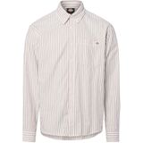DICKIES - Overhemd - Ecru/Oudroze - Katoen - Lange Mouw - Regular Fit