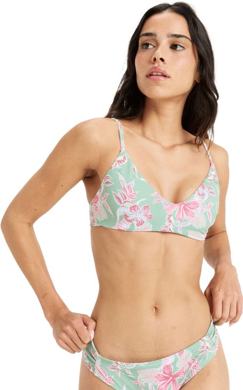 Roxy - Hibiscus Island - Bralette Bikinitop - Dames - Injection Specialty-collectie
