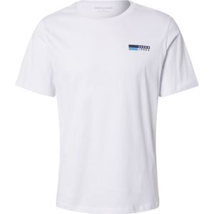 JACK & JONES Shirt  blauw / marine / wit