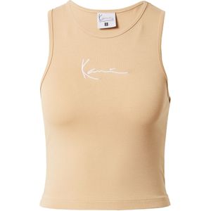 Karl Kani Top  beige / wit