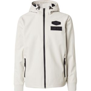 CAMP DAVID Tussenjas  lichtgrijs / zwart