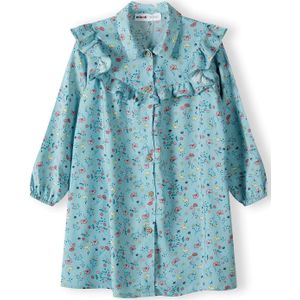 MINOTI Jurk  aqua / geel / rood / zwart