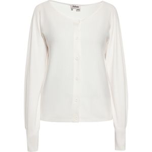 Sidona Gebreid vest  wit