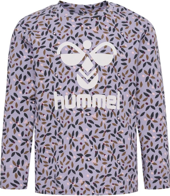Hummel - Shirt - Lila - Lange Mouw - Normale Pasvorm