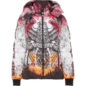 CIPO & BAXX Winterjas  oranje / rood / zwart / wit