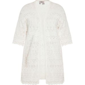 Sidona Gebreid vest  wit