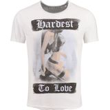 KEY LARGO - Level Round - T-shirt - Wit