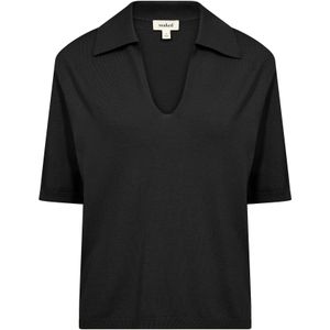 SOAKED IN LUXURY Trui 'Spina'  zwart