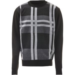 FUMO Trui  grijs / zwart / wit