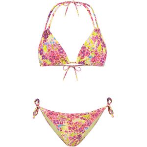 Shiwi Bikini 'Liz'  lichtblauw / lichtgeel / rosa
