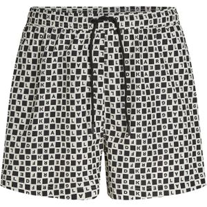 Karl Lagerfeld Zwemshorts  zwart / wit