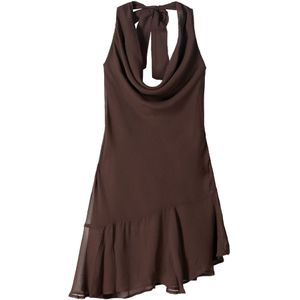 Bershka Zomerjurk  chocoladebruin