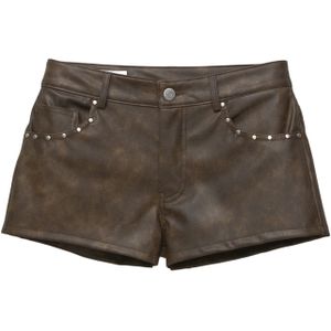 Pull&Bear Broek  donkerbruin