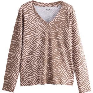 Next Shirt  brokaat / wit