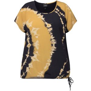 Ulla Popken Shirt  marine / geel