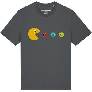 Watapparel Shirt ' Pacmännchen '  antraciet / gemengde kleuren