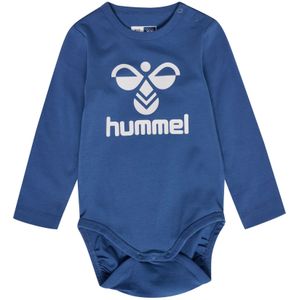 Hummel Rompertje/body 'Flips'  royal blue/koningsblauw / wit