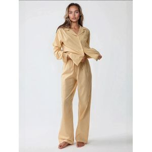 Hiccup Pyjama  geel / wit