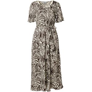 MORE & MORE Jurk  ecru / bruin