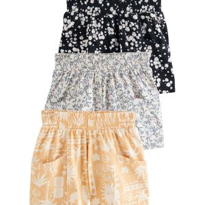 Next Broek  blauw / geel / pink / wit