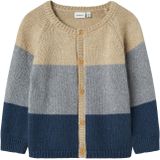 Gebreid Vest - Regular Fit - Ronde Hals - Lange Mouwen - Knoopsluiting