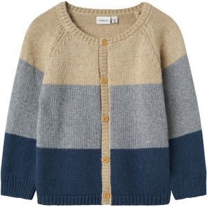 Gebreid Vest - Regular Fit - Ronde Hals - Lange Mouwen - Knoopsluiting