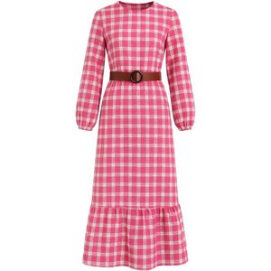 MODAMIHRAM Jurk  lichtroze / offwhite