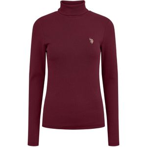 U.S. POLO ASSN. Trui 'Karla'  wijnrood