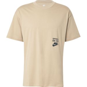 Nike Sportswear Shirt 'M90'  beige / zwart