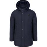 Blauer - Jas met Vaste Capuchon - Blauw - Heren