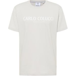 Carlo Colucci Shirt 'di Comun'  grijs / wit