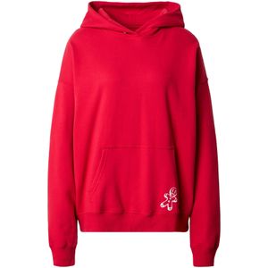HOLLISTER Sweatshirt  rood / wit