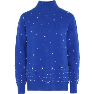 faina Trui  royal blue/koningsblauw