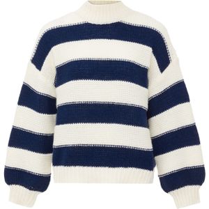 BLONDA Trui  marine / wolwit