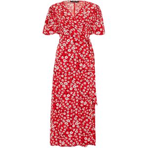 Threadbare Zomerjurk 'Malika'  rood / zwart / wit