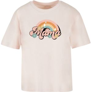 F4NT4STIC Shirt 'Mothers Day Celebration Rainbow Mama Design Mom Appreciation'  gemengde kleuren / pastelroze