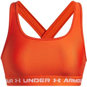 Under Armour - Mid Crossback - Sportbeha - Sneldrogend - Vochtafvoerend - Zwart