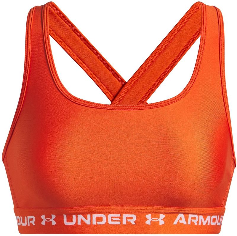Under Armour - Mid Crossback - Sportbeha - Sneldrogend - Vochtafvoerend - Zwart