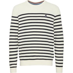 FQ1924 Trui 'Kyle'  crème / zwart