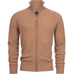 Kronstadt Gebreid vest ' Dorsey'  bruin