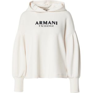 ARMANI EXCHANGE Sweatshirt  zwart / offwhite