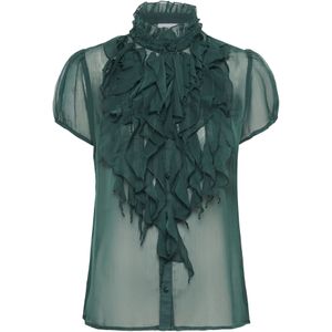 SAINT TROPEZ Shirt 'Lilja'  donkergroen