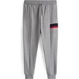 TOMMY HILFIGER - Broek - Navy / Grijs Gemêleerd / Rood - Tapered