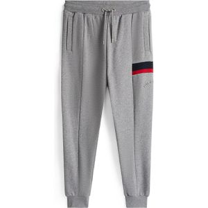 TOMMY HILFIGER - Broek - Navy / Grijs Gemêleerd / Rood - Tapered