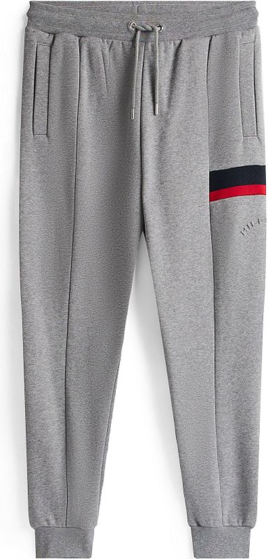 TOMMY HILFIGER - Broek - Navy / Grijs Gemêleerd / Rood - Tapered