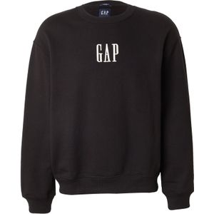 GAP Sweatshirt  zwart / wit